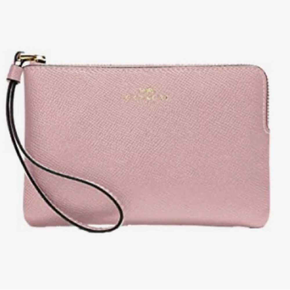 Coach Corner Zip Wristlet